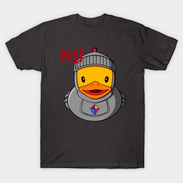 Rubber Duck Knight T-Shirt by Alisha Ober Designs